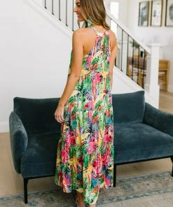 Ave Shops Sunny Rain Forest Dress Dresses, Rompers, Jumpsuits