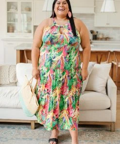 Ave Shops Sunny Rain Forest Dress Dresses, Rompers, Jumpsuits