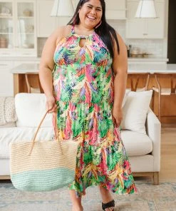 Ave Shops Sunny Rain Forest Dress Dresses, Rompers, Jumpsuits