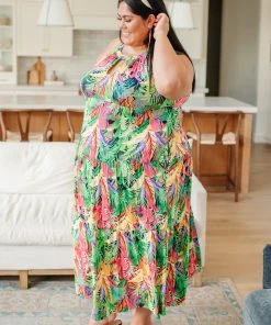 Ave Shops Sunny Rain Forest Dress Dresses, Rompers, Jumpsuits