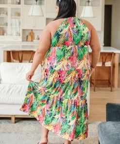 Ave Shops Sunny Rain Forest Dress Dresses, Rompers, Jumpsuits