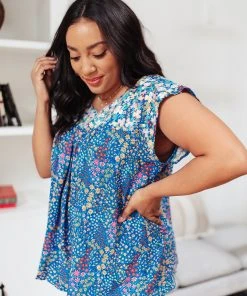 Ave Shops Suns Out Top In Blue Clothing