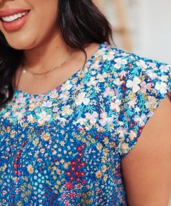 Ave Shops Suns Out Top In Blue Clothing