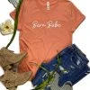The Cinchy Cowgirl Sunset Barn Babe Graphic Short Sleeve Tee - Stylish Women's T-Shirt 2 The Cinchy Cowgirl Sunset Barn Babe Graphic Short Sleeve Tee