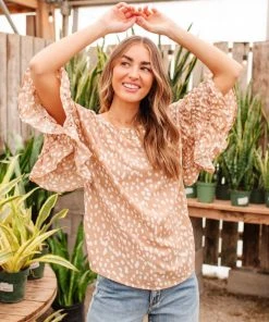 Ave Shops Sunset Chaser Spotted Top