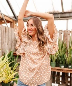 Ave Shops Sunset Chaser Spotted Top