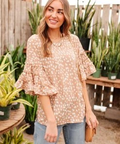 Ave Shops Sunset Chaser Spotted Top