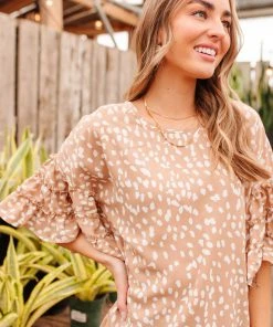 Ave Shops Sunset Chaser Spotted Top