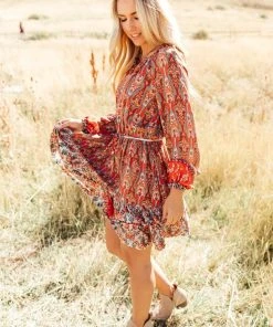 Ave Shops Dresses, Rompers, Jumpsuits Sunset Meadow Dress