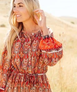 Ave Shops Dresses, Rompers, Jumpsuits Sunset Meadow Dress