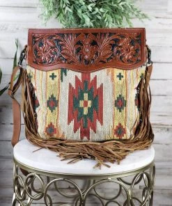 Myra Sunshine Days Aztec Fringe Handbag