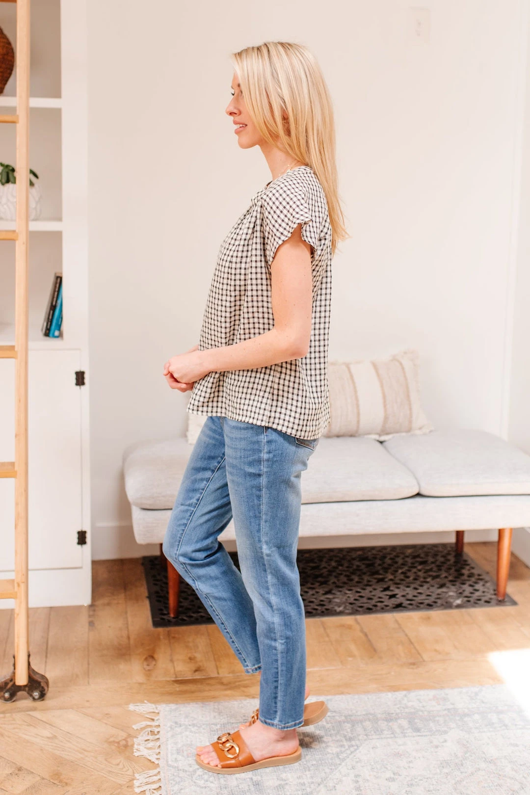 Ave Shops Sunshine Picnic Top - Stylish Short Sleeve Top for Women 13 Ave Shops Sunshine Picnic Top Clothing