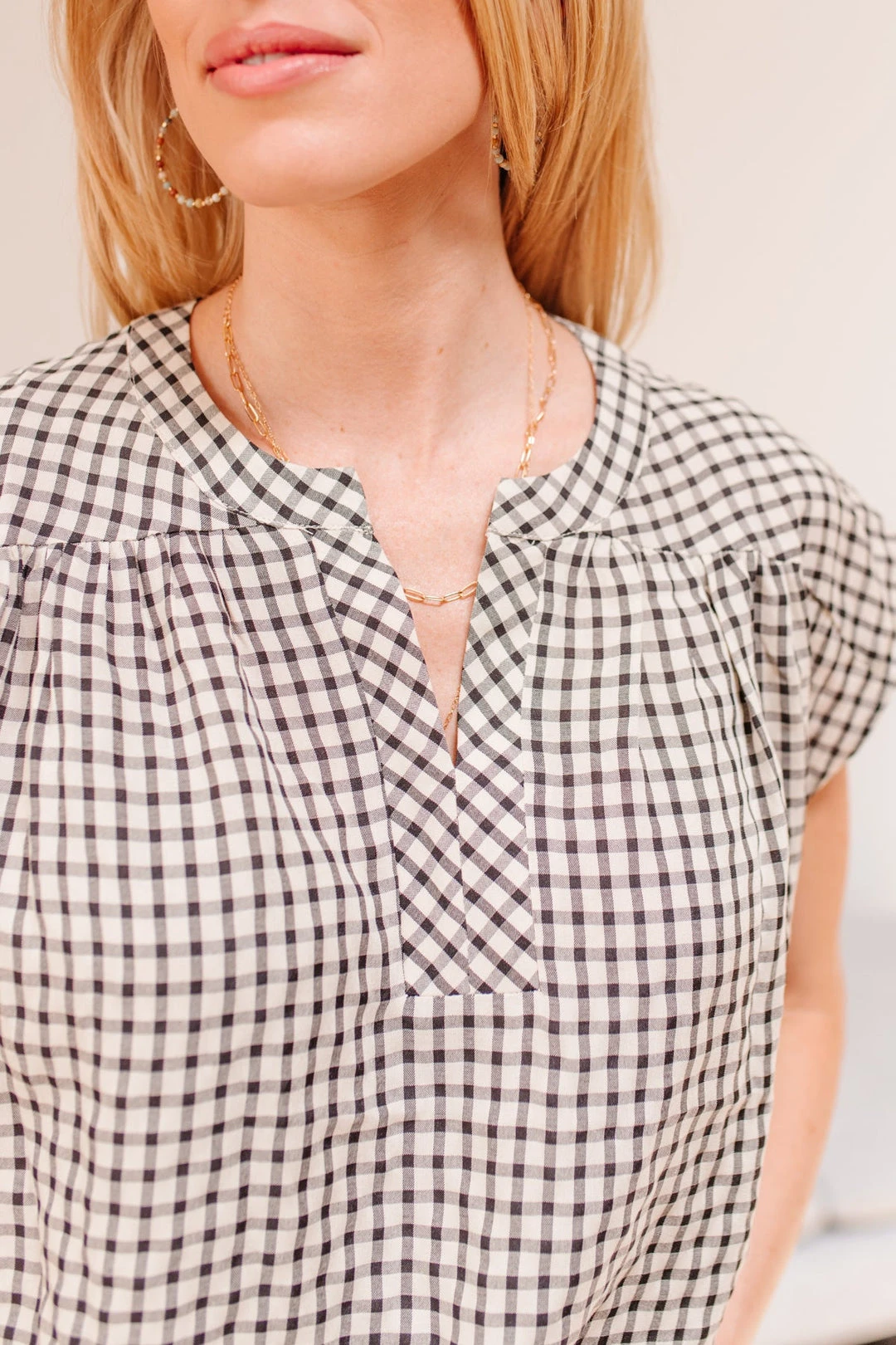 Ave Shops Sunshine Picnic Top - Stylish Short Sleeve Top for Women 9 Ave Shops Sunshine Picnic Top Clothing