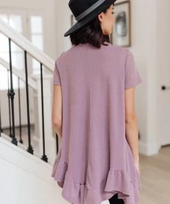 Ave Shops Clothing Sweet Breeze Tunic Dress In Lavender