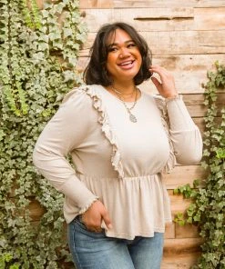 Ave Shops Sweet Confession Top In Seashell Clothing