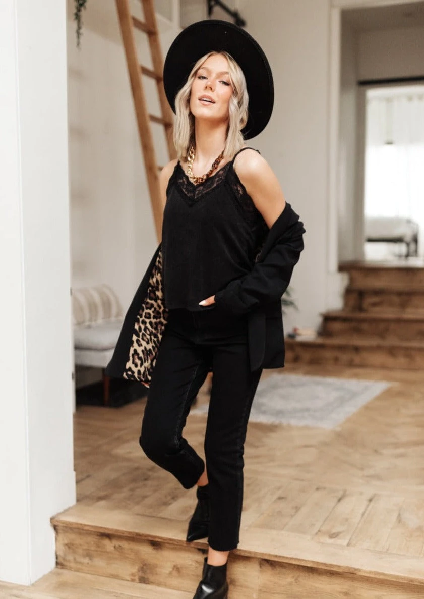 Ave Shops Sweet Fling Lace Top in Black - Elegant & Stylish Women's Blouse 4 Ave Shops Sweet Fling Lace Top In Black