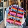Hopofly Handbags & Wallets Sweet Serape Cowhide Backpack