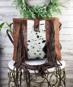 Myra Sweet Sunflower Cowhide Handbag