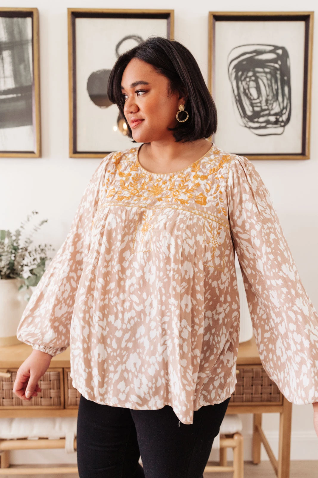 Ave Shops Take Me Anywhere Top | Stylish Long Sleeve Tops for Women | Casual & Comfortable Blouse 6 Ave Shops Take Me Anywhere Top Clothing