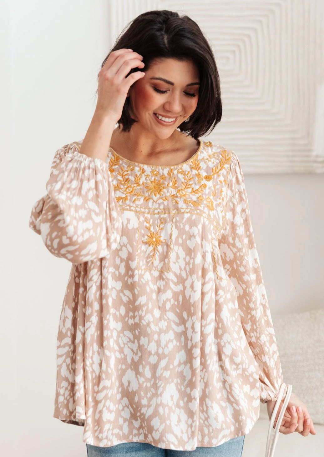 Ave Shops Take Me Anywhere Top | Stylish Long Sleeve Tops for Women | Casual & Comfortable Blouse 4 Ave Shops Take Me Anywhere Top Clothing