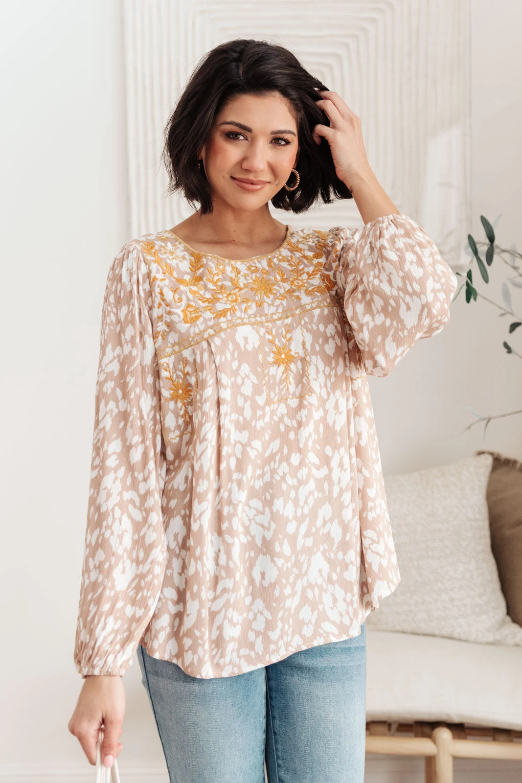 Ave Shops Take Me Anywhere Top | Stylish Long Sleeve Tops for Women | Casual & Comfortable Blouse 7 Ave Shops Take Me Anywhere Top Clothing