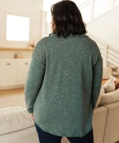 Ave Shops Take Me Back Shacket In Vintage Olive