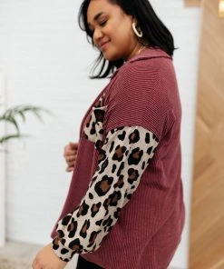 Ave Shops Long Sleeve Tops Take On Me Shacket In Burgundy