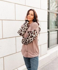 Ave Shops Clothing Take On Me Shacket In Mocha