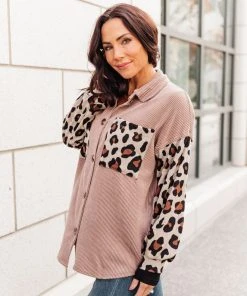 Ave Shops Clothing Take On Me Shacket In Mocha