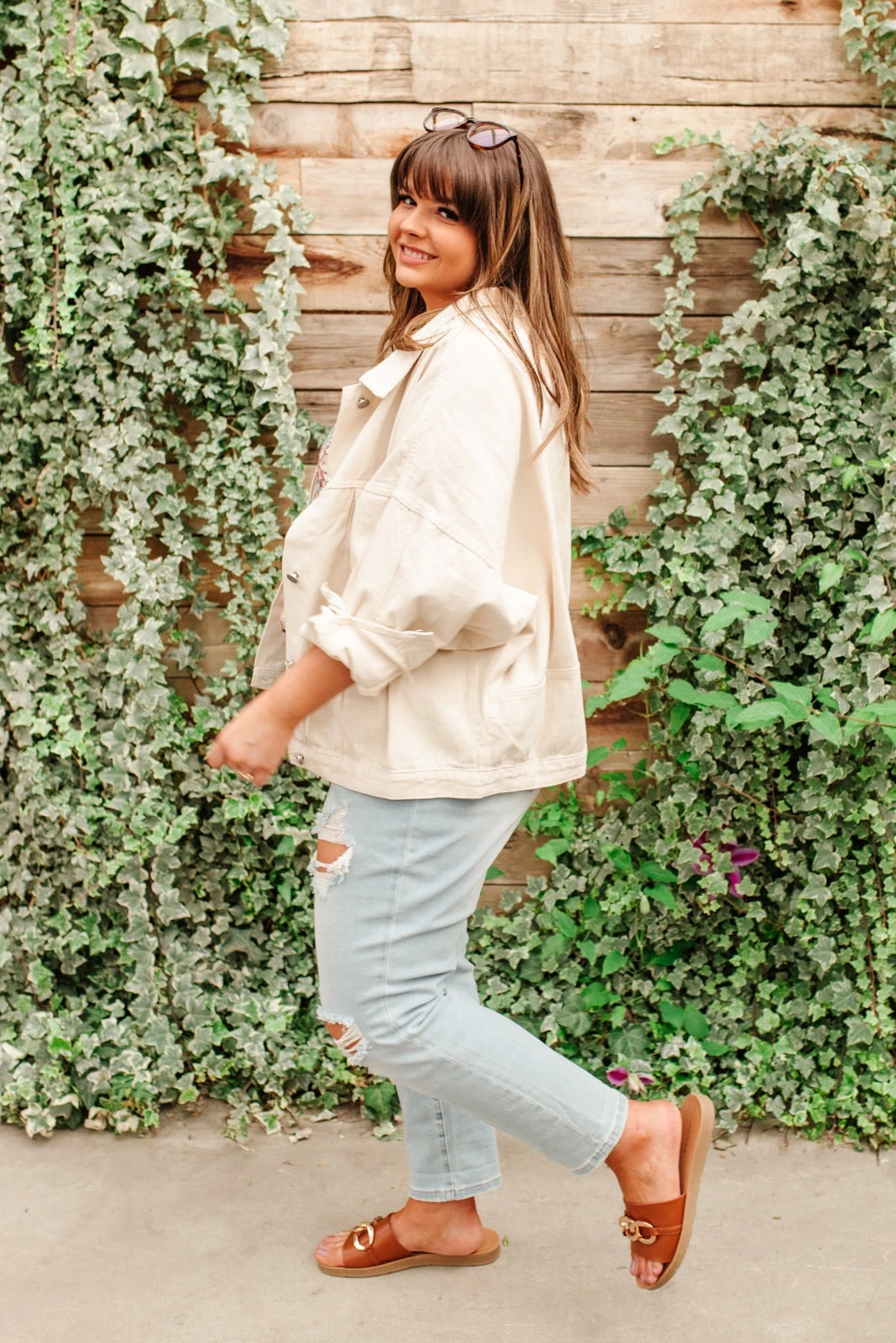 Ave Shops Take The Train Denim Jacket - Stylish Outerwear for Women 4 Ave Shops Take The Train Denim Jacket