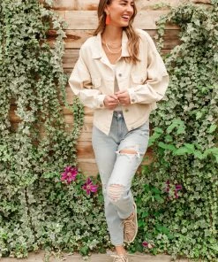 Ave Shops Take The Train Denim Jacket - Stylish Outerwear for Women 49 Ave Shops Take The Train Denim Jacket