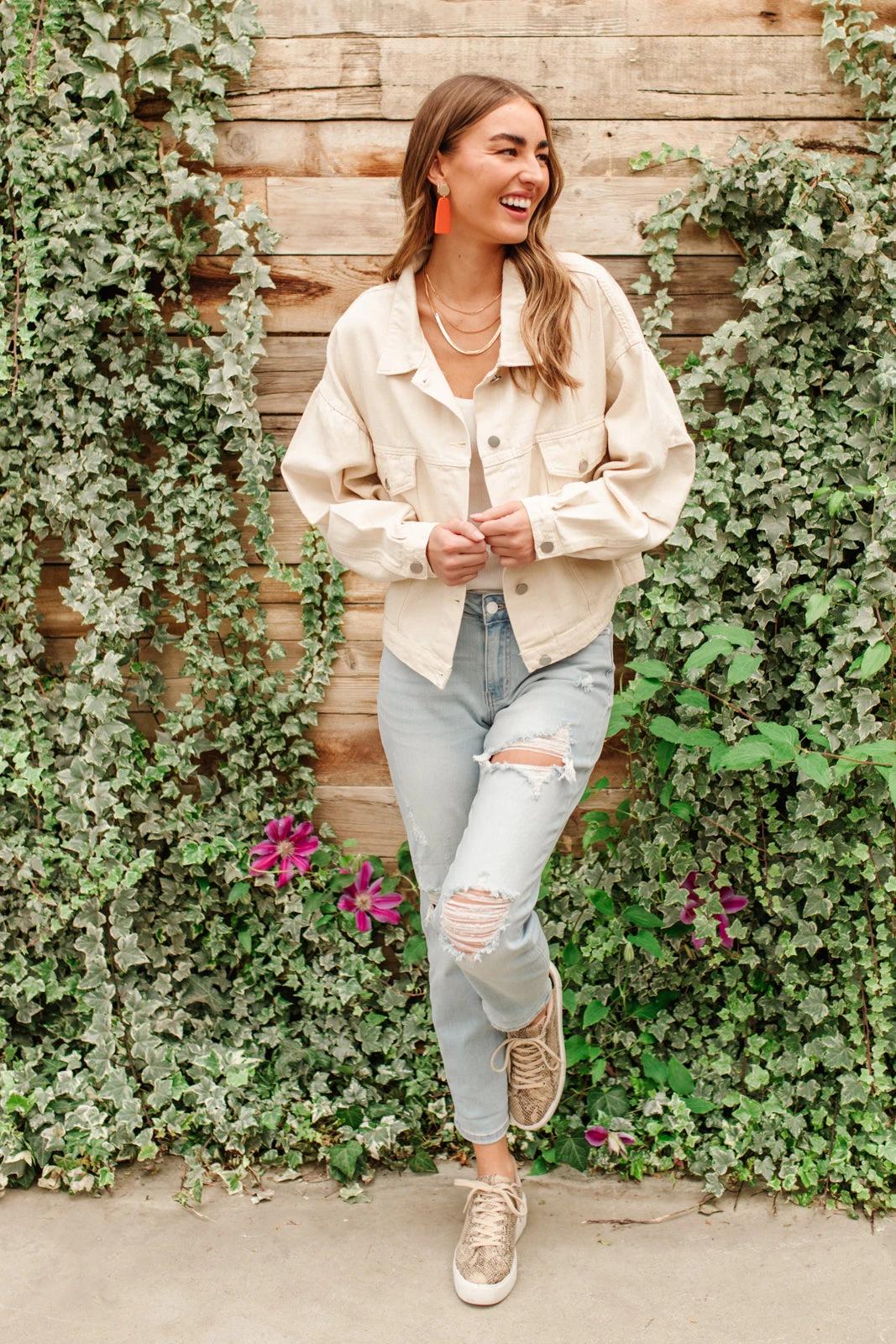 Ave Shops Take The Train Denim Jacket - Stylish Outerwear for Women 22 Ave Shops Take The Train Denim Jacket