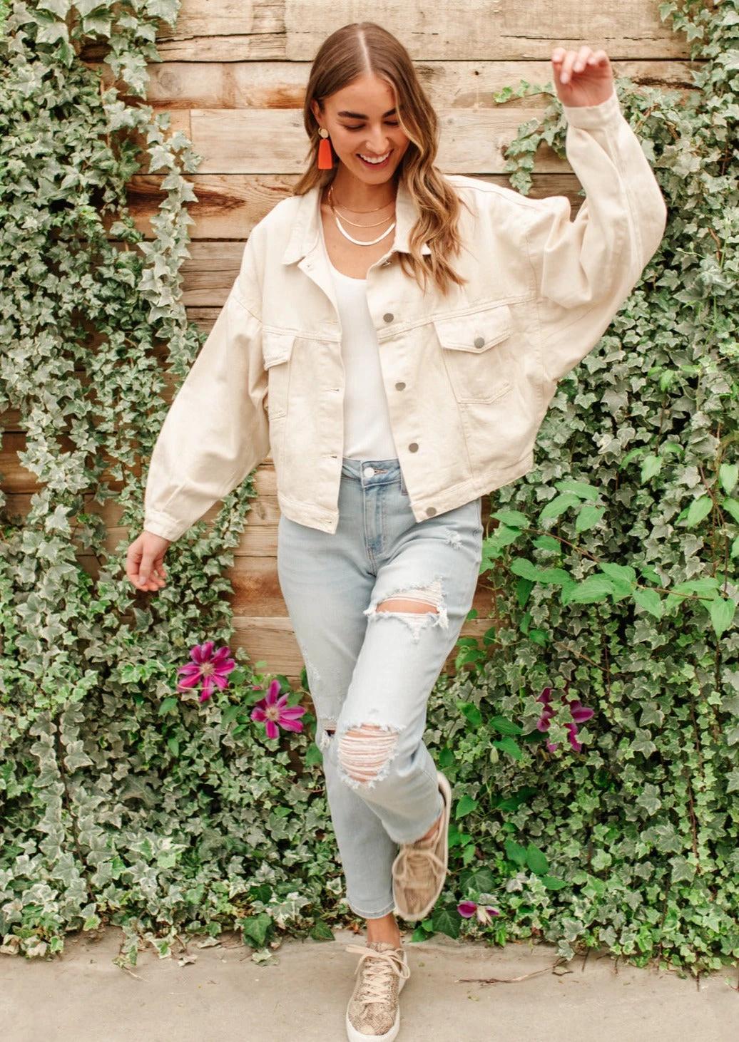 Ave Shops Take The Train Denim Jacket - Stylish Outerwear for Women 3 Ave Shops Take The Train Denim Jacket