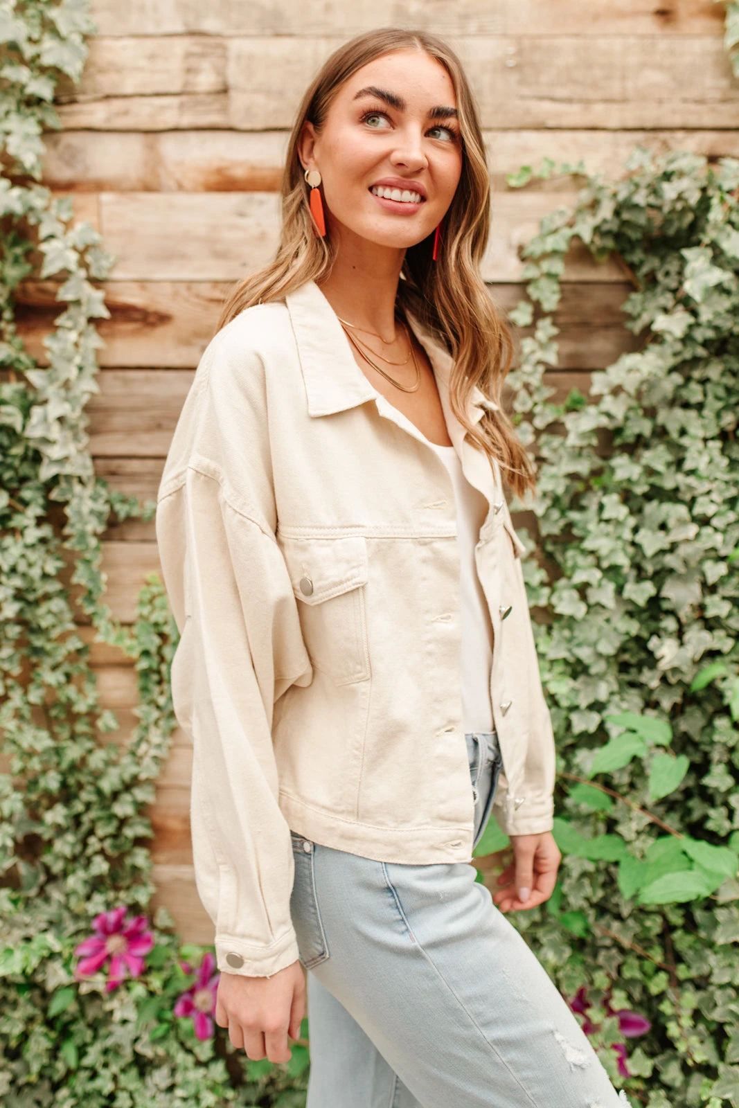 Ave Shops Take The Train Denim Jacket - Stylish Outerwear for Women 18 Ave Shops Take The Train Denim Jacket