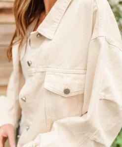 Ave Shops Take The Train Denim Jacket - Stylish Outerwear for Women 35 Ave Shops Take The Train Denim Jacket