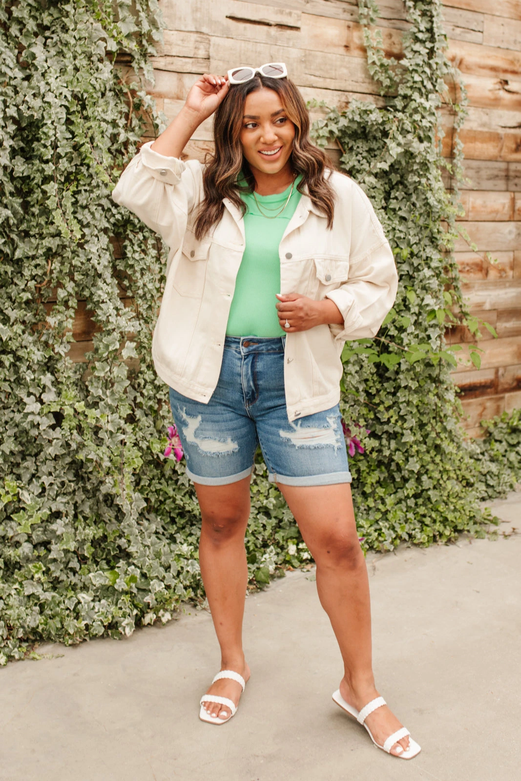 Ave Shops Take The Train Denim Jacket - Stylish Outerwear for Women 17 Ave Shops Take The Train Denim Jacket