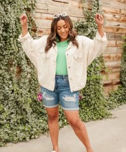 Ave Shops Take The Train Denim Jacket - Stylish Outerwear for Women 34 Ave Shops Take The Train Denim Jacket