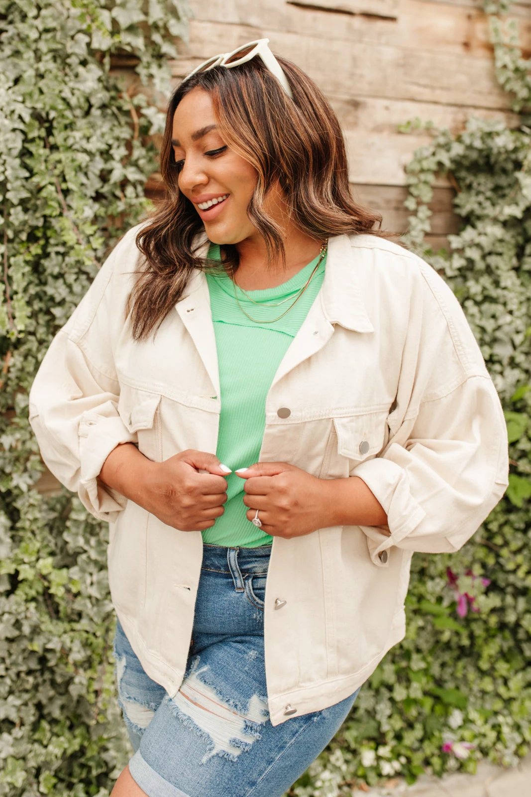 Ave Shops Take The Train Denim Jacket - Stylish Outerwear for Women 9 Ave Shops Take The Train Denim Jacket