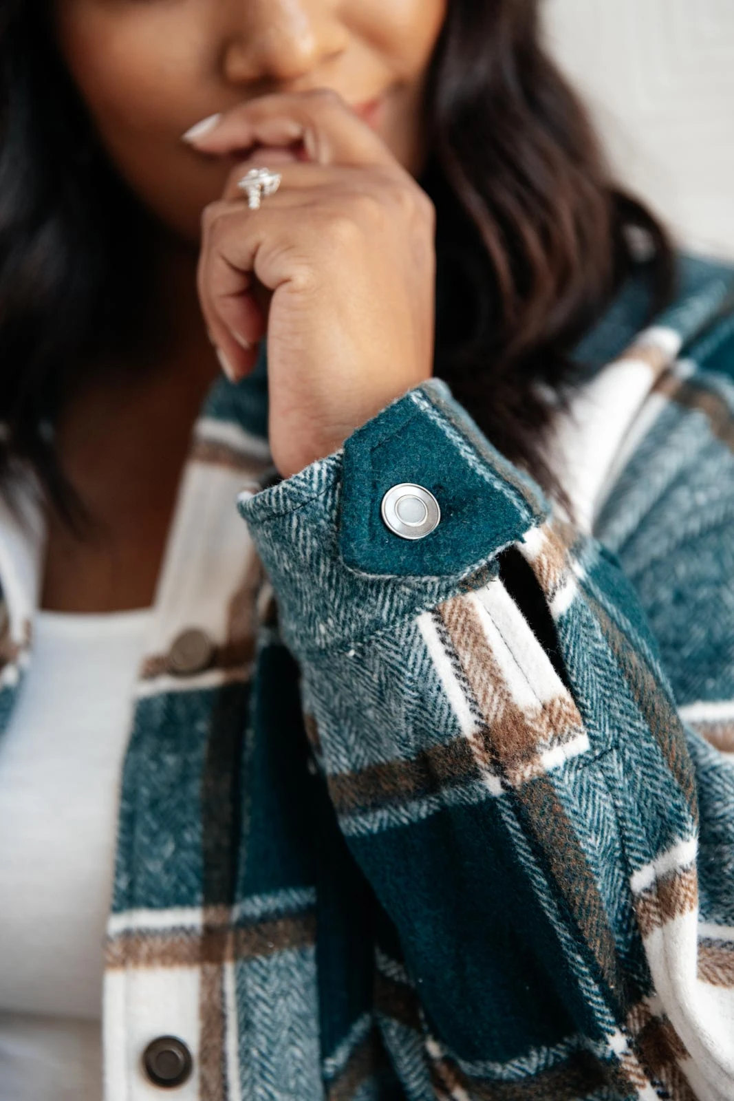 Ave Shops Long Sleeve Tall Pines Plaid Shacket - Stylish Cardigan for Women 7 Ave Shops Long Sleeve Tops Tall Pines Plaid Shacket