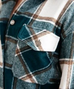 Ave Shops Long Sleeve Tall Pines Plaid Shacket - Stylish Cardigan for Women 25 Ave Shops Long Sleeve Tops Tall Pines Plaid Shacket