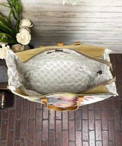 Myra Tan Aztec & Cowhide Weekender Handbag Handbags & Wallets