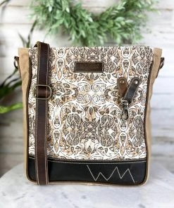 Sixtease Tan Vintage Desert Crossbody Handbag Handbags & Wallets