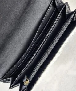 Myra Teal Floral Cowhide Buckstitch Wallet Crossbody Handbags & Wallets