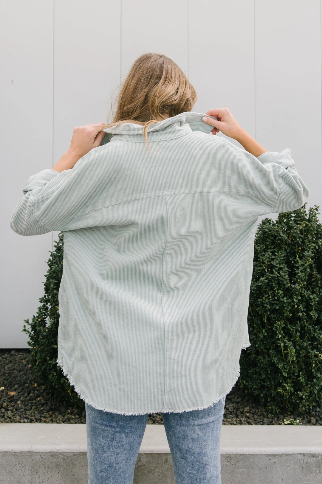 Ave Shops Tell Me After School Shacket In Mist - Stylish Long Sleeve Top for Women 14 Ave Shops Tell Me After School Shacket In Mist