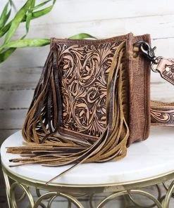 American Darling Temple Tooled Small Crossbody Handbag Handbags & Wallets