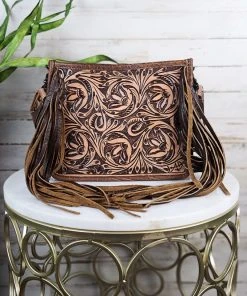 American Darling Temple Tooled Small Crossbody Handbag Handbags & Wallets
