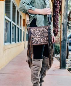 American Darling Temple Tooled Small Crossbody Handbag Handbags & Wallets