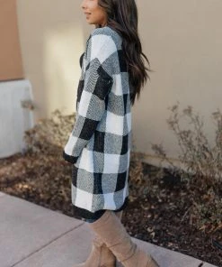 Ave Shops The Checkmate Cardigan | Stylish Women's Sweater | Outerwear & Tops 23 Ave Shops The Checkmate Cardigan Clothing