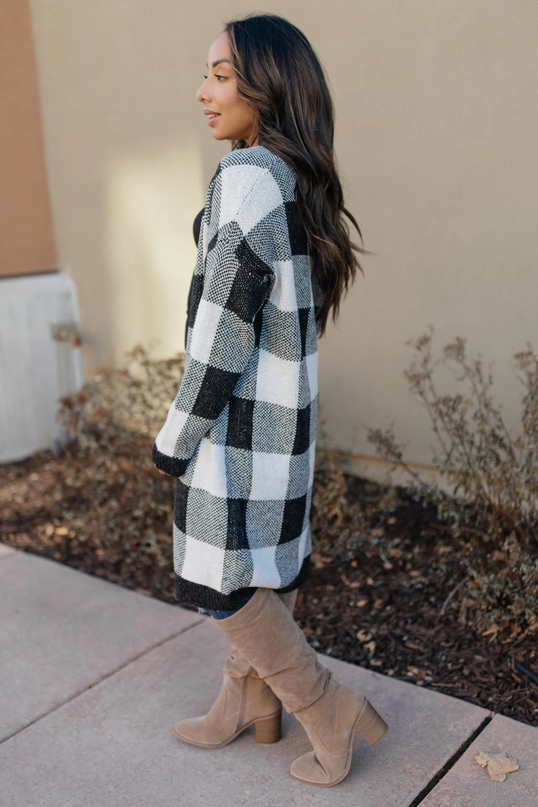 Ave Shops The Checkmate Cardigan | Stylish Women's Sweater | Outerwear & Tops 13 Ave Shops The Checkmate Cardigan Clothing