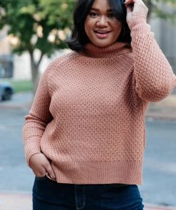 Ave Shops The Kelsey Sweater In Ginger - Cozy Cardigan for Women | Outerwear & Tops 25 Ave Shops The Kelsey Sweater In Ginger